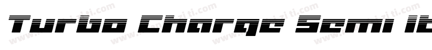 Turbo Charge Semi Italic字体转换